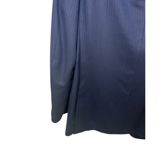 Hickey Freeman Blazer Sport Coat Blue Wool 41R Men's Tailored Career Office - Picture 8 of 11